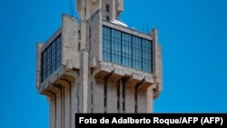 Vista de la Embajada de Rusia en Cuba tomada el 23 de mayo de 2023 (Foto de Adalberto Roque/AFP)