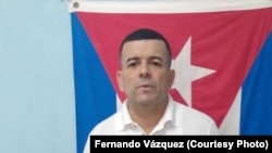 El coordinador de la UNPACU en Camagüey, Fernando Vázquez.