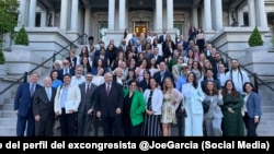 Invitados a los festejos por el Día de Cuba en la Casa Blanca.