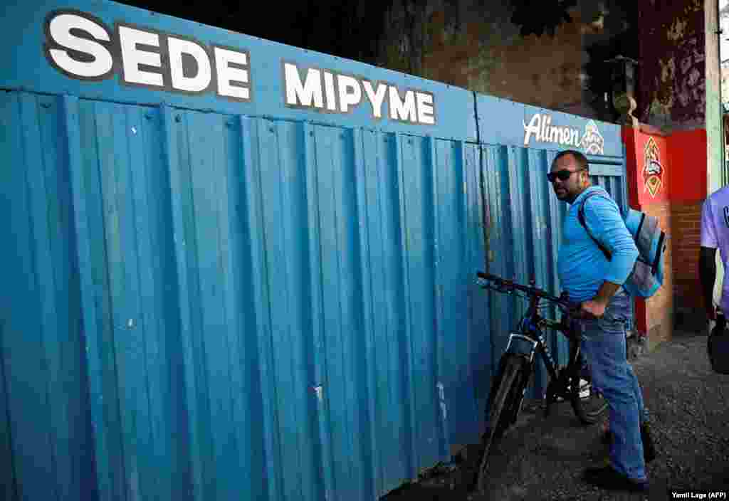 Sede de una pequeña empresa (mipyme) que comercializa alimentos en La Habana.