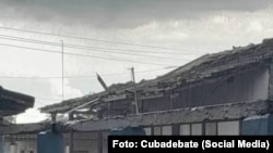 Tormenta local afecta el poblado de San Antonio de Cabezas, en Matanzas