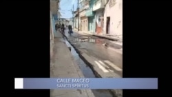 Insalubridad en céntrica calle de Sancti Spíritus