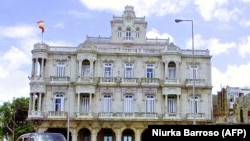 Embajada de España en La Habana. (Niurka Barroso/AFP/Archivo)