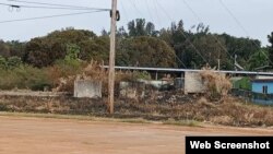 Zona donde ocurrió el incendio y la explosión, en Marianao, La Habana. (Captura de foto/Facebook Canal Caribe)