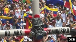 Miles de venezolanos se congregaron en el Bayfront Park de Miami para respaldar la victoria de la oposición en las elecciones del 28 de julio en Venezuela.