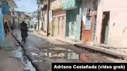 Insalubridad en céntrica calle de Sancti Spiritus.