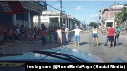 Protestas en El Cerro, La Habana, el 30 de septiembre, 2022. 