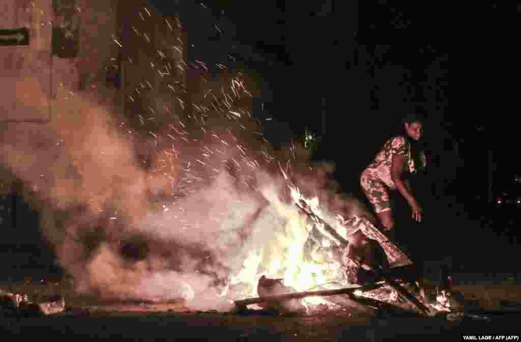 Protesta en La Habana el 29 de septiembre de 2022.