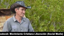 El preso político Yandier García Labrada, del Movimiento Cristiano Liberación.