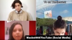 Captura del video "Vertientes está rico", de Macbel, y de otra publicación sobre el tema en Tiktok. (Macbel444/YouTube)