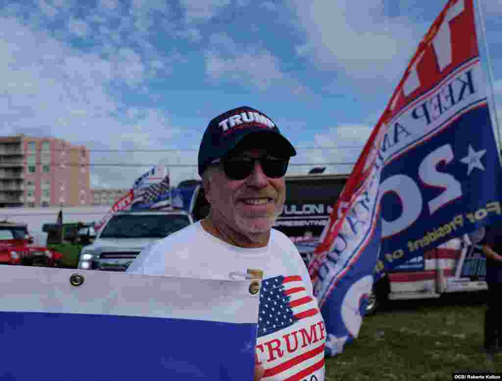 Apoyo de la Comunidad Jud&#237;a al Presidente Donald Trump en North Miami.