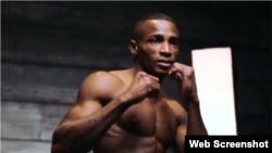 El boxeador cubano superwelter, Erislandy Lara.