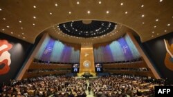 Inauguración de la "Cumbre del Futuro", al margen de la Asamblea General de la ONU, en la Sede de las Naciones Unidas, en Nueva York, el 22 de septiembre de 2024. (Angela Weiss/AFP)