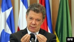 El presidente de Colombia Juan Manuel Santos. EFE