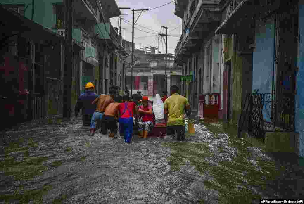 Inundaciones en La Habana el 3 de junio de 2022.