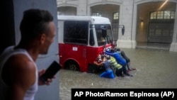 Inundaciones en La Habana el 3 de junio de 2022.