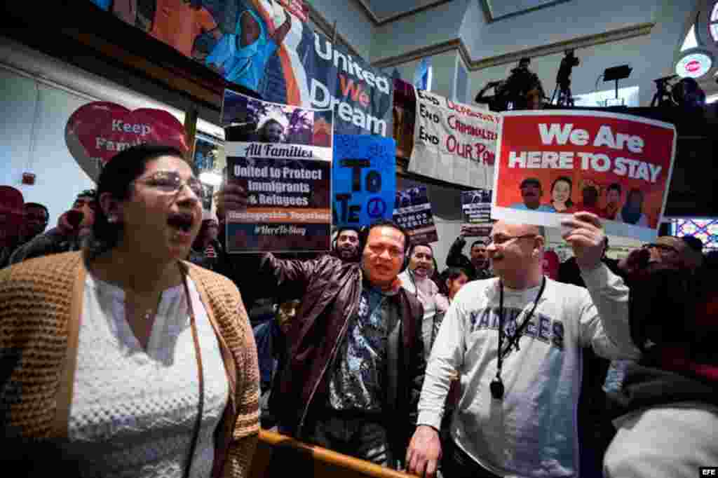 Protestas en Washington durante investidura de Donald Trump