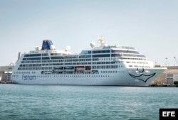 El crucero Adonia de la nueva línea de Carnival, Fathom.