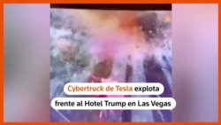 Cybertruck de Tesla explota frente al Hotel Trump en Las Vegas