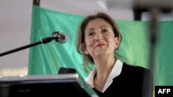 Ingrid Betancourt anuncia su aspiración a la presidencia de Colombia. DANIEL MUNOZ / AFP