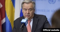 El Secretario General de la ONU, Antonio Guterres.