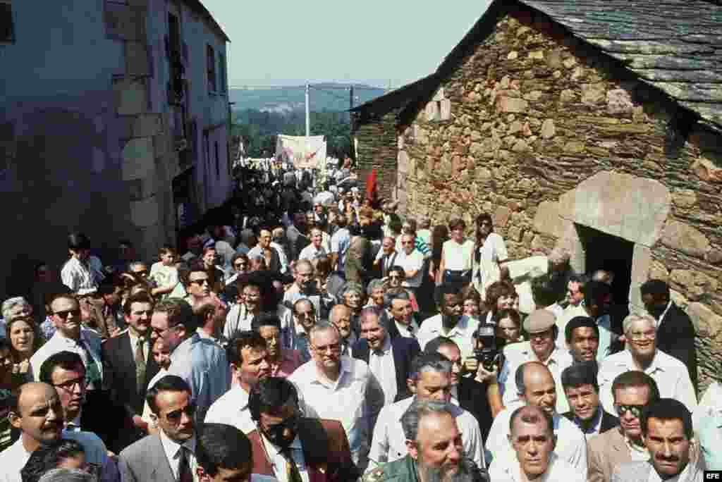 La visita de Fidel Castro a Lugo