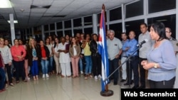 El primer grupo de médicos cubanos procedentes de Brasil, arribó este jueves a La Habana