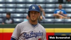 Yasmani Grandal, receptor de los Dodgers de Los Ángeles.