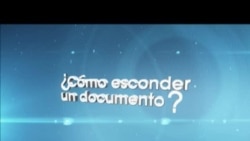 Conéctate | Esconder un documento de las miradas indiscretas