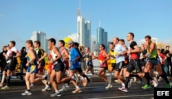 Maratón de Fráncfort, Alemania. Foto archivo.