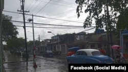 Las lluvias afectan ya el extremo occidental de Cuba a medida que se acerca la tormenta Helene. (Facebook Canal Habana)