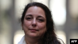 La artista cubana Tania Bruguera en el Turbine Hall del Tate Modern en Londres, en octubre de 2018.