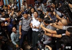 Verdicts for Reuters correspondents in Yangon