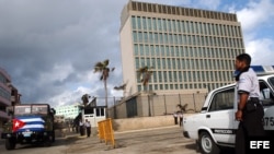 Sección de Intereses de EEUU en La Habana, Cuba. Archivo.