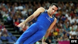 El gimanasta cubano-americano, Danell Leyva