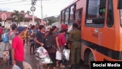 Evacuaciones en San Antonio del Sur. (Facebook/Miguel Noticias)