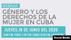 Webinar sobre situación de cubana en la época del COVID-19