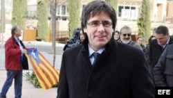 Carles Puigdemont, nuevo presidente de la Generalitat de Cataluña, cuando era alcalde de Girona.