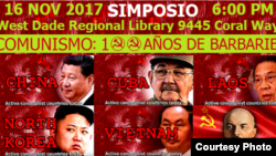 Evento sobre los crímenes del comunismo.