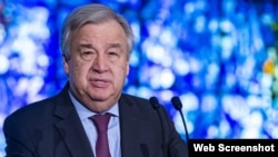 Antonio Guterres, secretario general de la ONU. (WEB-ONU).