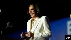 Kamala Harris, el 7 de noviembre de 2020 en Wilmington, Delaware. (Andrew Harnik / AP Photo).