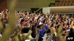 Votación de delegados al VI Congreso del Partido Comunista de Cuba (PCC). Foto Archivo.