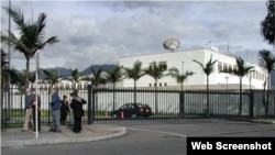 Embajada de EEUU en Bogotá, Colombia.