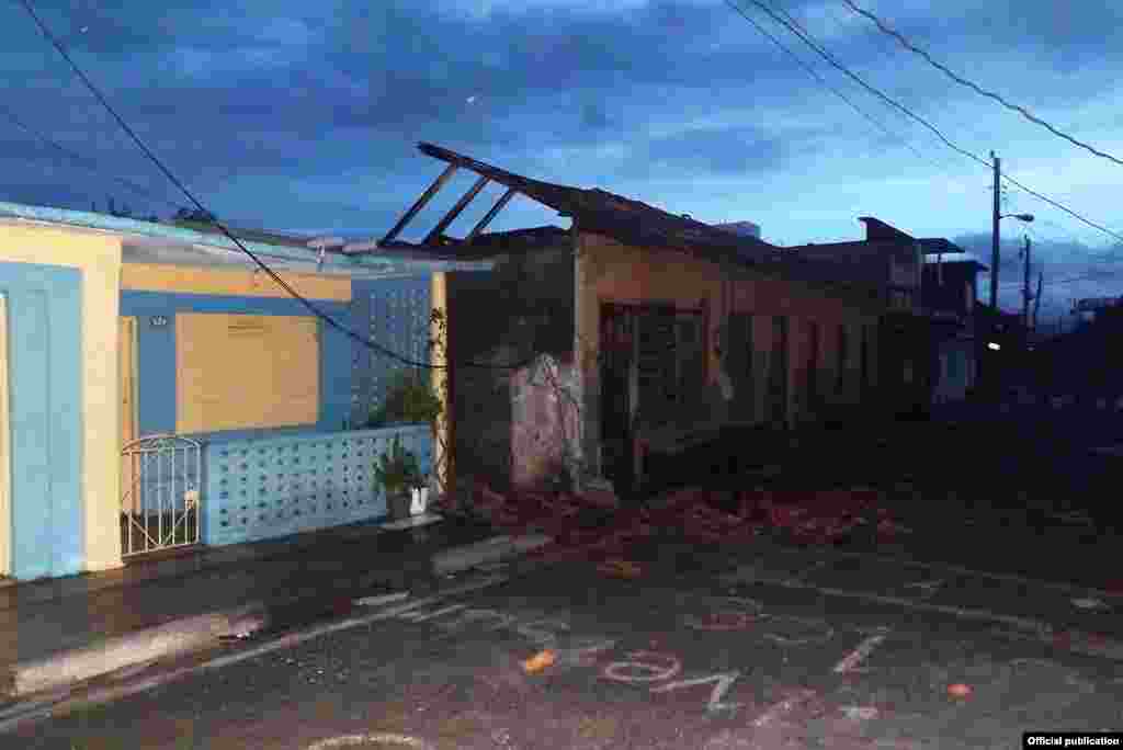 El impacto de Matthew en Baracoa. Foto Tomada de Radio Baracoa