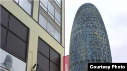 Torre Agbar, emblema arquitectónico de la Barcelona postolimpiada (foto de Jorge Ignacio Pérez)