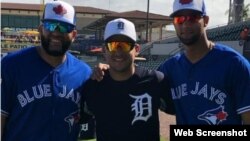 Kendrys Morales, José Iglesias y Yulieski Gurriel en la Pretemporada.