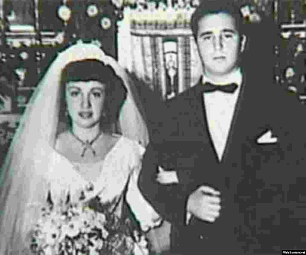 Fidel Castro y Mirta Díaz-Balart, padres de Fidel Angel Díaz-Balart.&nbsp;&quot;Fidelito&quot; nació en 1949 del breve matrimonio de su padrecon Mirta Díaz-Balart.