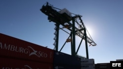 Vista de la terminal de contenedores del puerto del Mariel. Archivo.