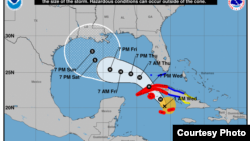 El huracán Rafael se dirige a Cuba con vientos de 140 km/h. NHC