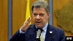 El presidente colombiano, Juan Manuel Santos.